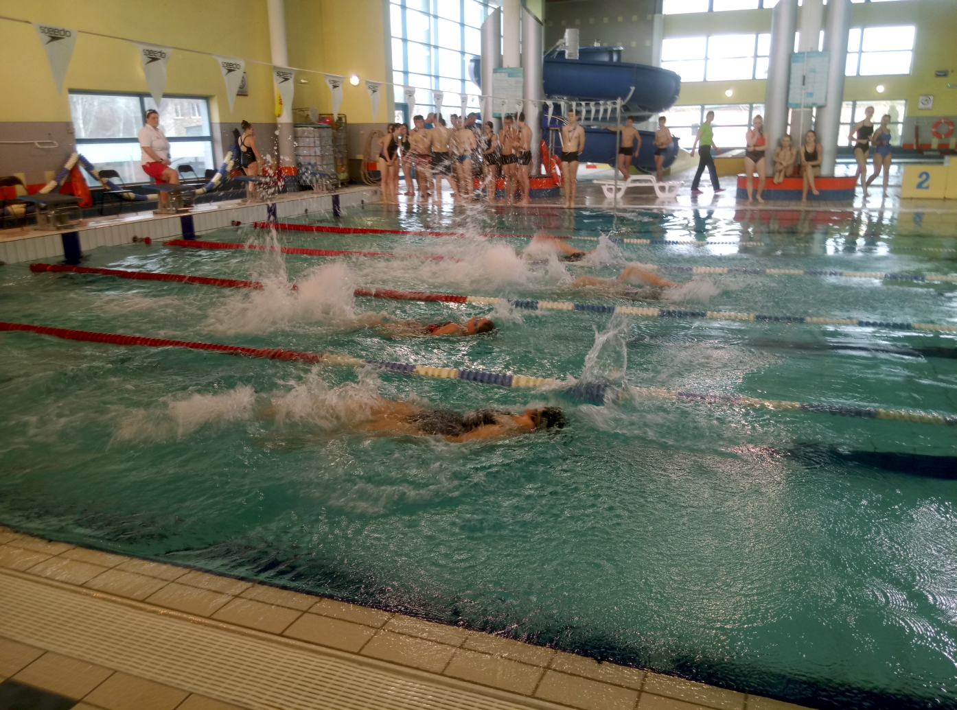 Ilustracja do informacji: Mistrzostwa Żar w pływaniu Szkół Gimnazjalnych